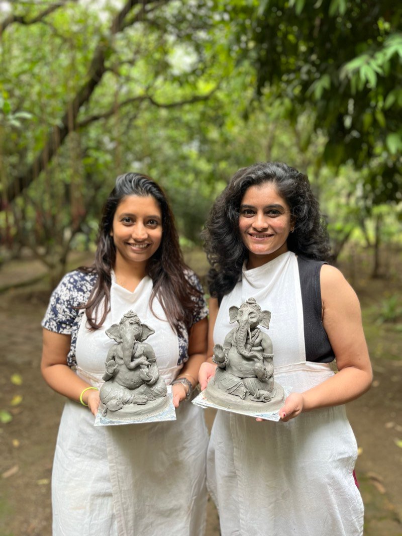Hands-on clay moulding session at Kalashala Art & Design Studio, Pune