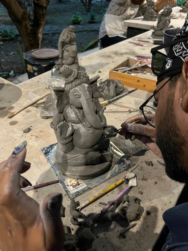 Community art workshop by Kalashala at a partner venue in Pune