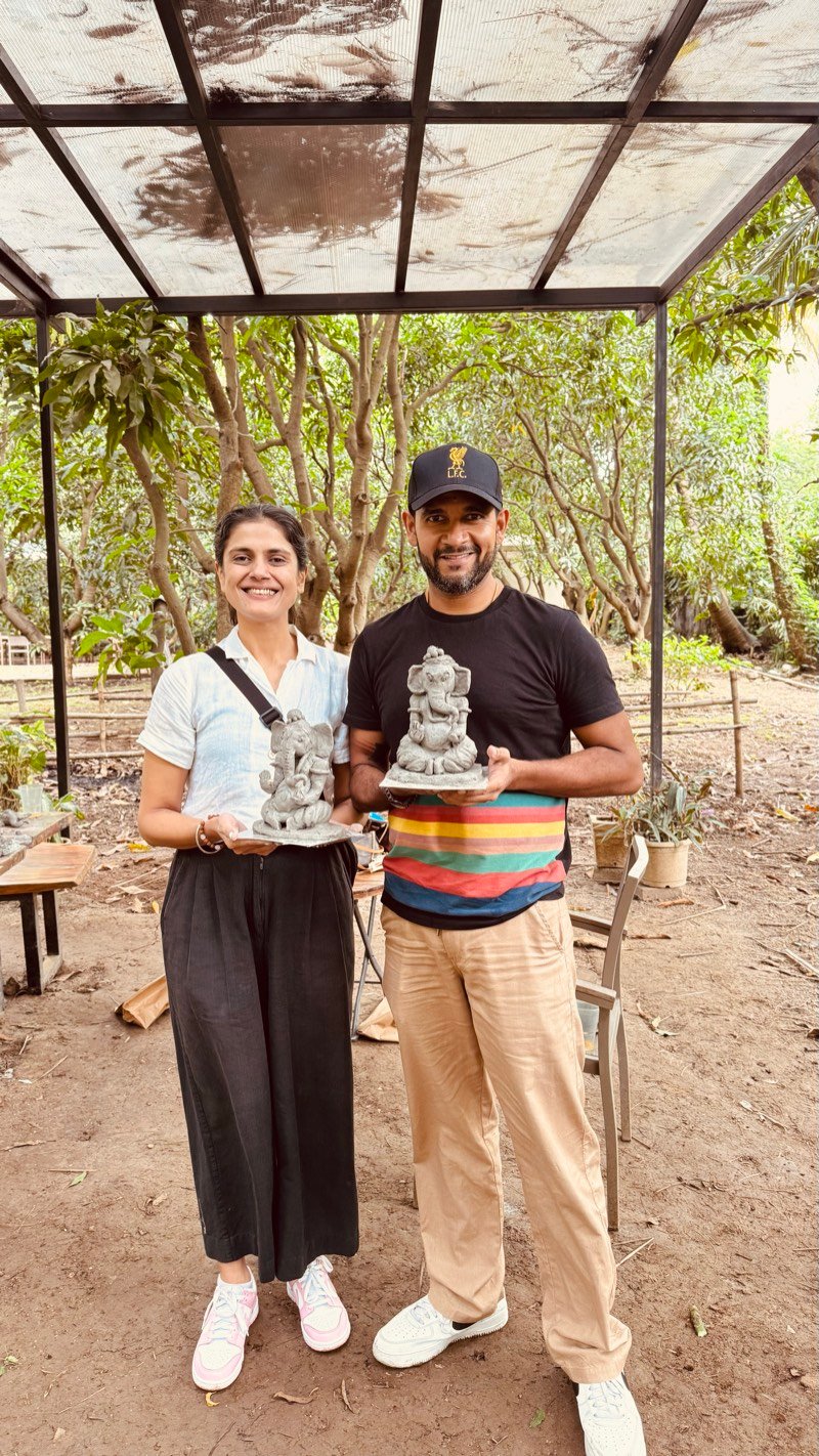 Hands-on clay moulding session at Kalashala Art & Design Studio, Pune