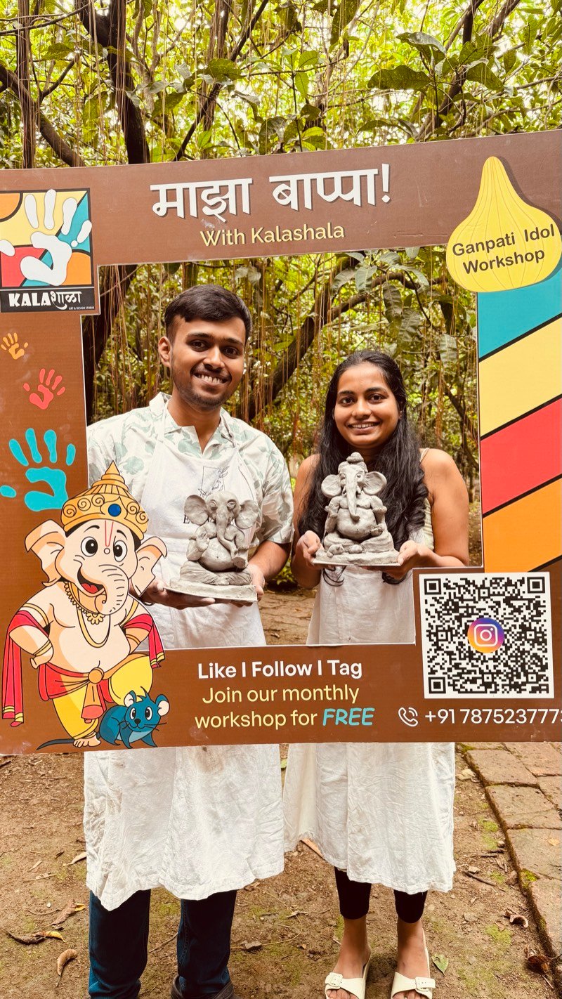 Community art workshop by Kalashala at a partner venue in Pune